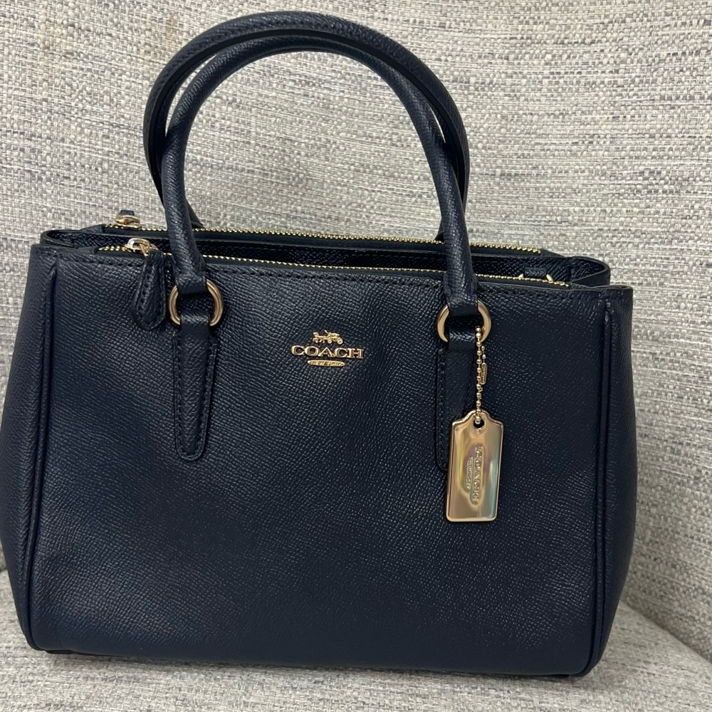 COACH BAG DARK BLUE